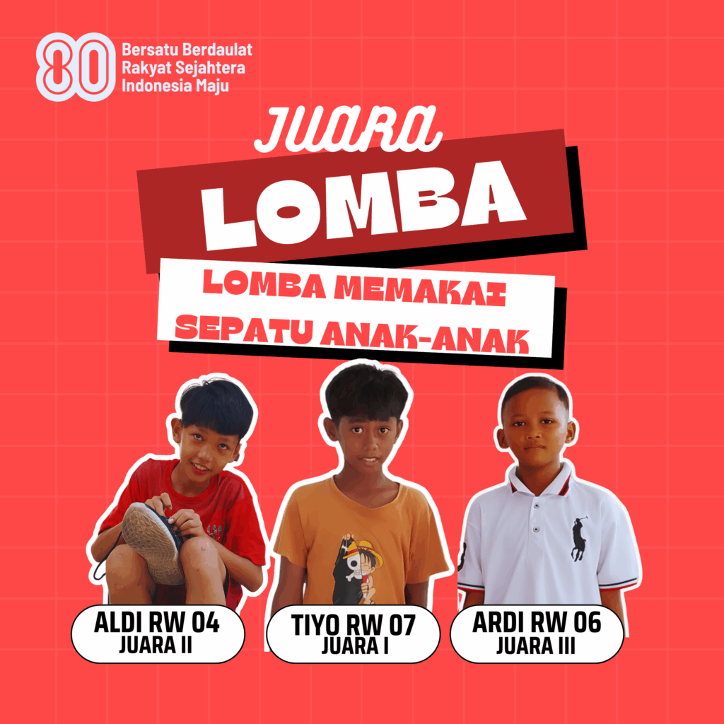 LOMBA MEMAKAI SEPATU ANAK-ANAK