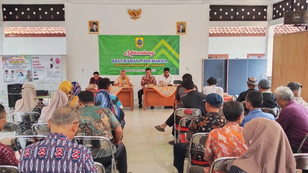 Musyawarah Perencanaan Pembangunan Kelurahan Paduraksa (Musrenbang) Tahun 2025 untuk Pembangunan Tahun 2026.