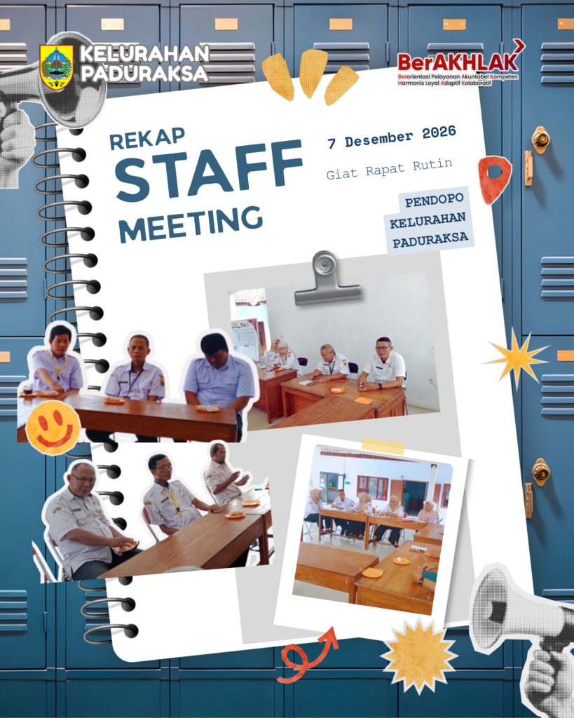 Staff Meeting Awal Tahun 2026 Kelurahan Paduraksa