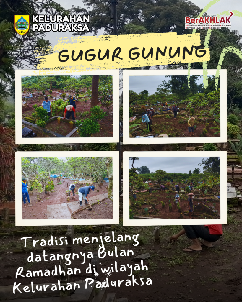 Mengenal Tradisi Gugur Gunung Menjelang Bulan Ramadhan