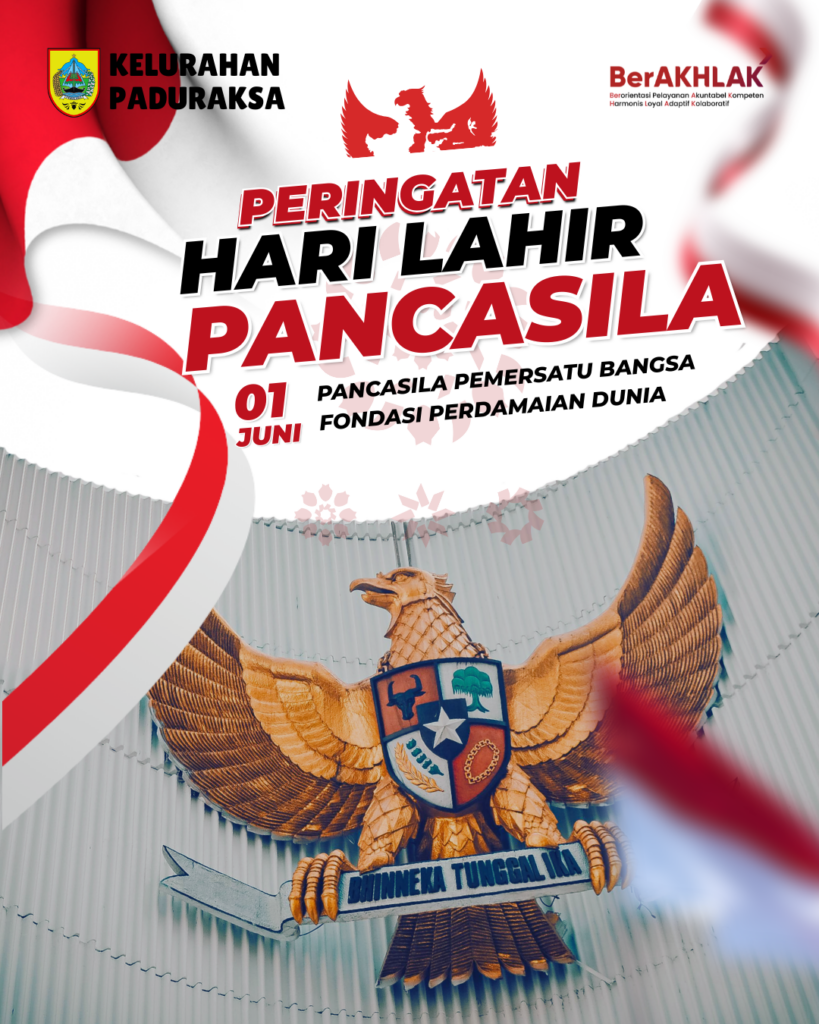 Kelurahan Paduraksa Mengikuti Upacara Peringatan Hari Lahir Pancasila Tahun 2026